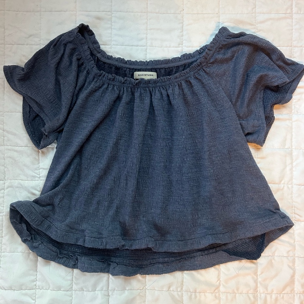 Max Studio Blue Women's Blouse